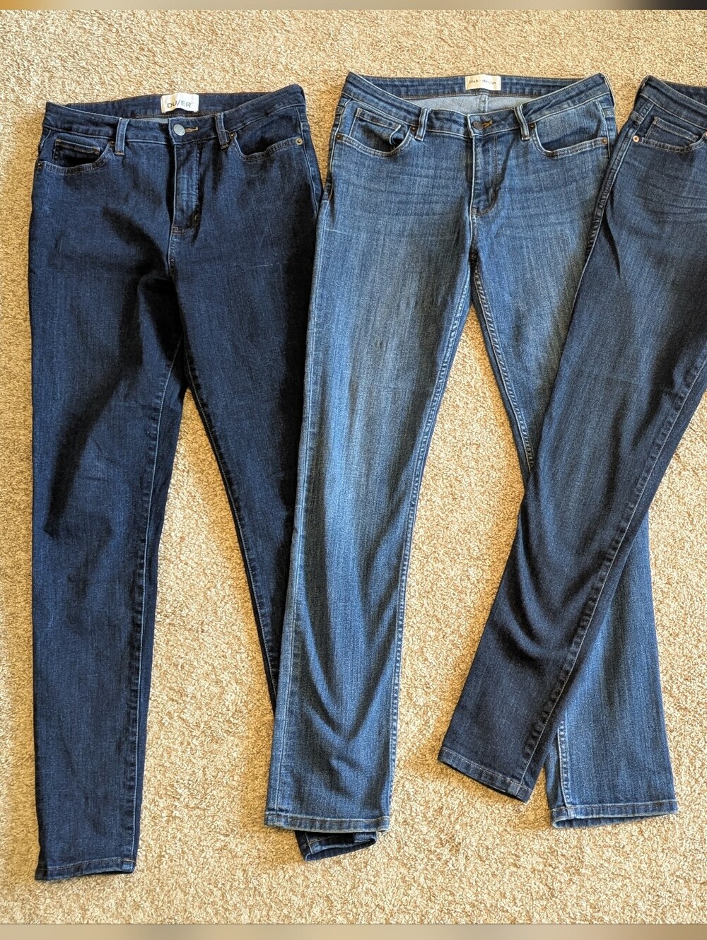 DUER Dish Denim Lot Of 3 Skinny Slim Fit Jeans Size 29 Bicycle Commute Hike